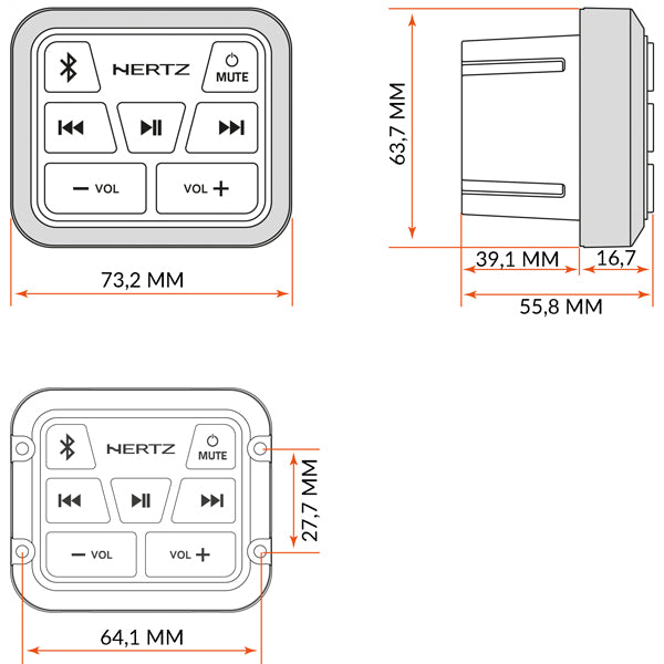 Hertz HMR BT bluetooth modtager