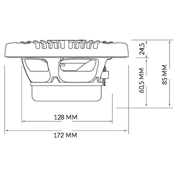 Hertz HEX 6.5 M-TC - 6.5" koaksialhøjttaler