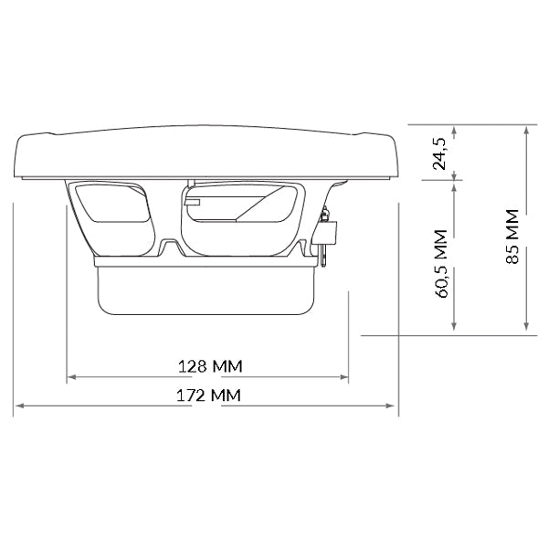 HMX 6.5 S-LD-G RGB marine koaksialhøjttaler