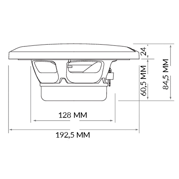 Hertz HEX 6.5 C-W marine koaksialhøjtaler