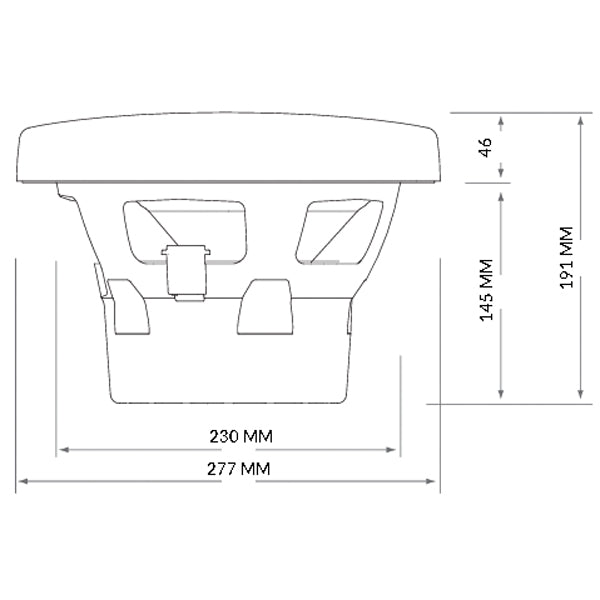 Hertz HMS 10 S2-LD-SW marine subwoofer