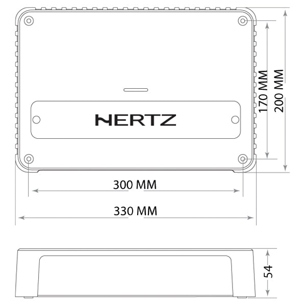 Hertz VENEZIA V6 - MARINE 6 KANALS FORSTÆRKER 6x270W