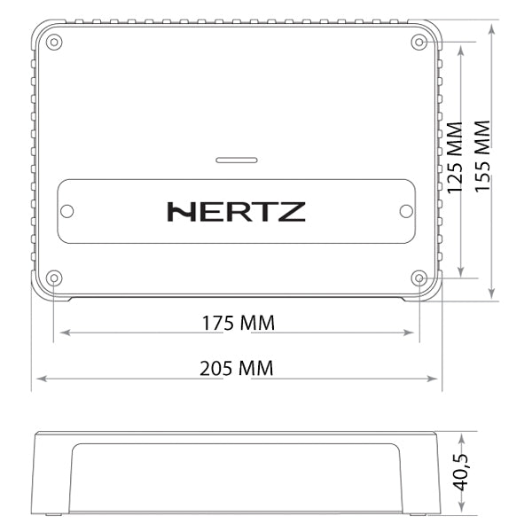 Hertz Venezia V4C marine forstærker - 4 kanaler - 4x150W
