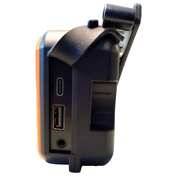 Nødradio med DAB+/FM og solcelle