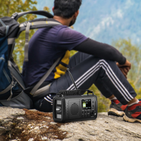 1852 nødradio med DAB+ & FM og solcelle