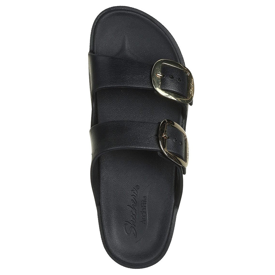 Skechers W Arch Fit Cal Breeze Sandal - Gold Star - Black