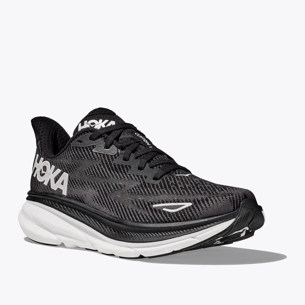 Hoka W Clifton 9 Black White
