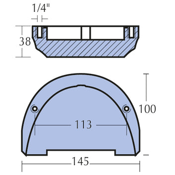 Tecnoseal Zinkanode volvo sx og dps