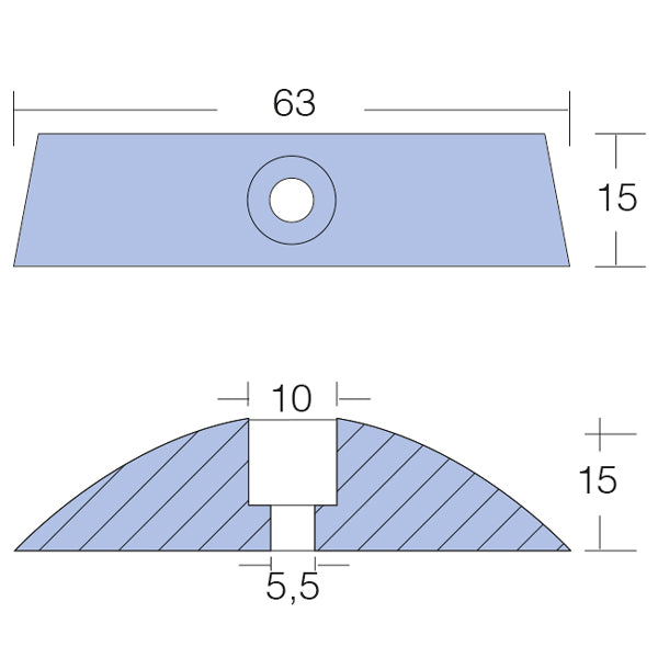 Tecnoseal Zinkanode volvo foldepropel 852018