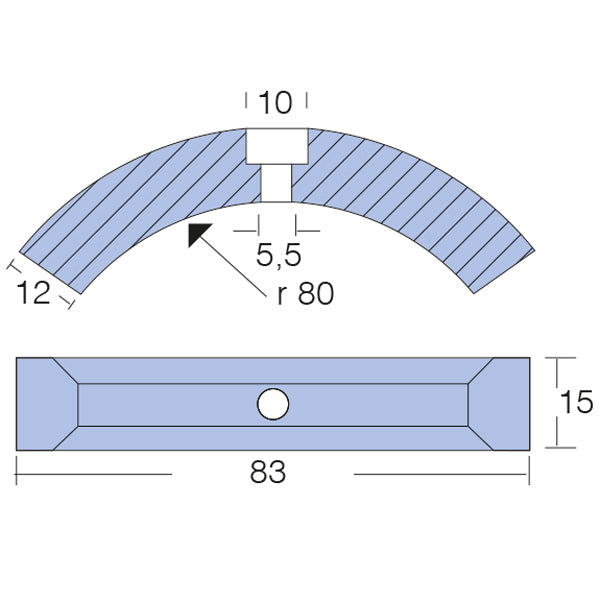 Tecnoseal Zinkanode volvo foldepropel 3858399