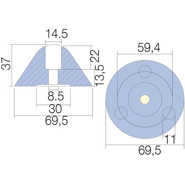 Tecnoseal Zink til Flex O'Fold