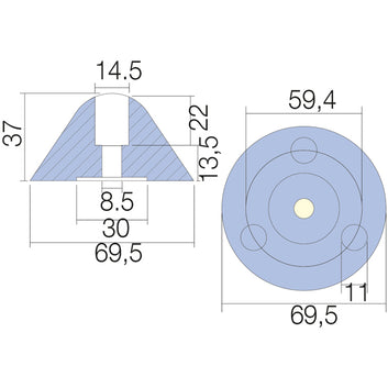 Tecnoseal Zink til Flex O'Fold