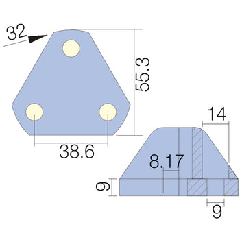 Tecnoseal Zink til flex o fold ø55.3mm