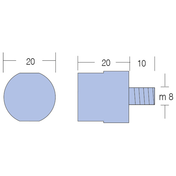 Tecnoseal motor zink Yanmar M8, 21xØ20