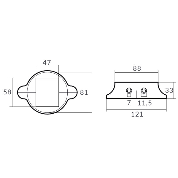 Tecnoseal Lombardini sejldrev zink