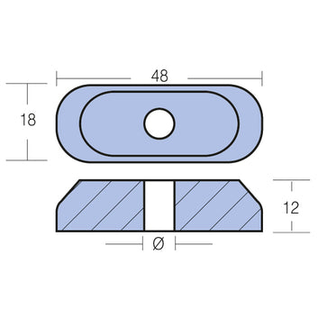 Tecnoseal zinkanode suzuki/john/evinrude