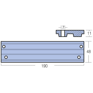 Tecnoseal zinkanode mercury 40-225hk