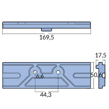 Tecnoseal alu anode mercury/mariner 150hk-4-takt 8m0057772