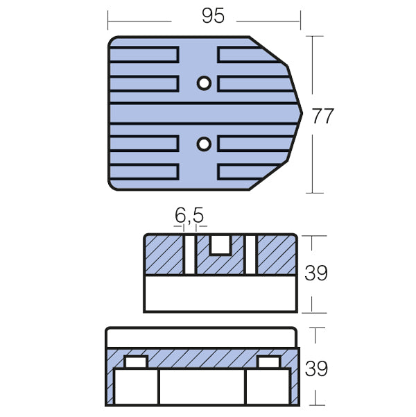 Tecnoseal zinkanode mercuiser alpha one
