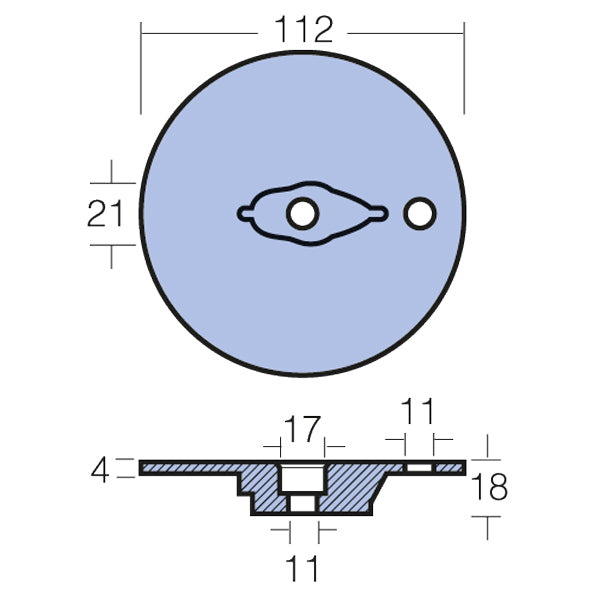 Tecnoseal zinkanode mercruiser/verado