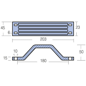 Tecnoseal zinkanode yamaha 115- 225hk