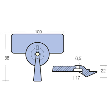 Tecnoseal zinkanode yamaha 9.9 hk
