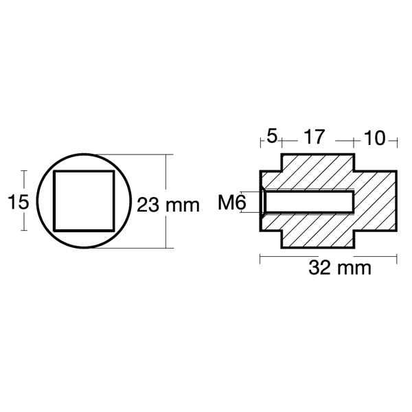 Tecnoseal Zinkanode yamaha motorzink 80-300hk