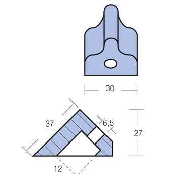 Tecnoseal Zinkanode omc 4 -7,5hk