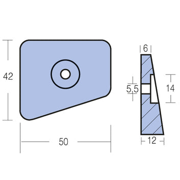 Tecnoseal Zinkanode omc 20 - 25hk