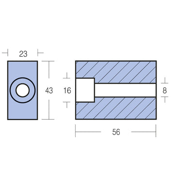 Tecnoseal Zinkanode omc 160 -280hk