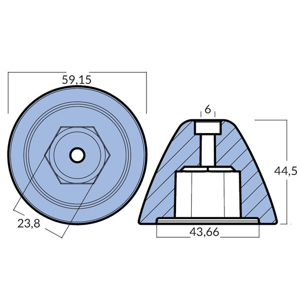 Tecnoseal Zink til BTQ 250