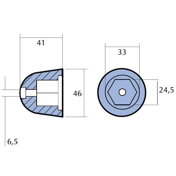 Tecnoseal Zink til SP125T-285TC, SE120/150, SP220/300