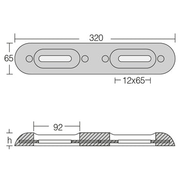 1852 motorbåds anode 2,4 kg
