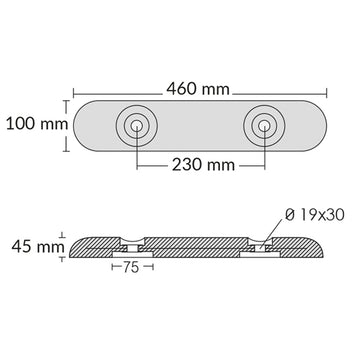 1852 motorbåds anode 10,2 kg