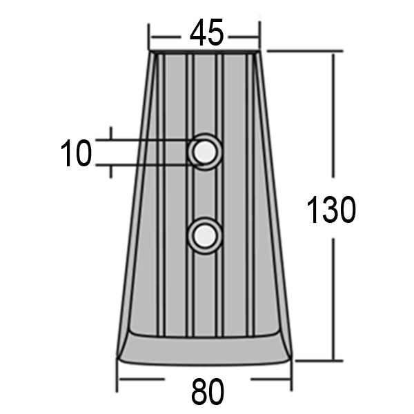 1852 Zinkanode Volvo SX/DPH/DPR/DPI