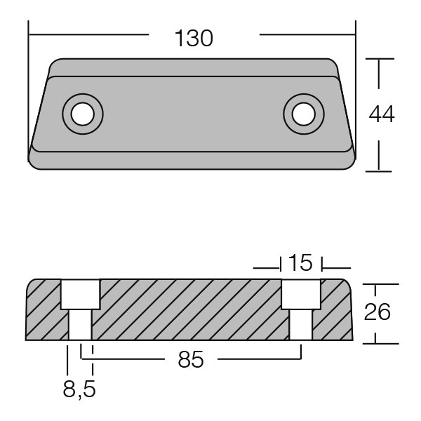 1852 Drevzink til Volvo AQ280 & 290