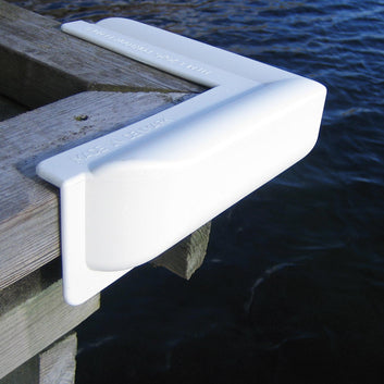 Dan-fender kaj fender vinkel hvid, 25x10cm