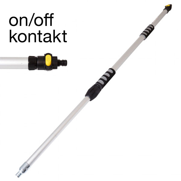 1852 teleskopskaft med vandgennemløb og on/off kontakt