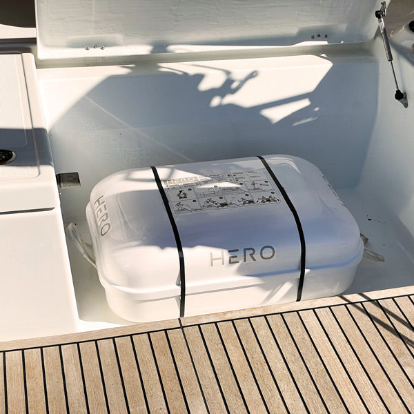 Hero Redningsflåde ISO 9650-1 OFFSHORE i container, 4 pers