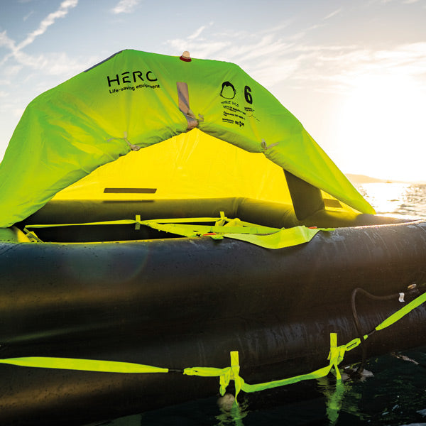 Hero Redningsflåde ISO 9650-1 OFFSHORE i taske, 4 pers