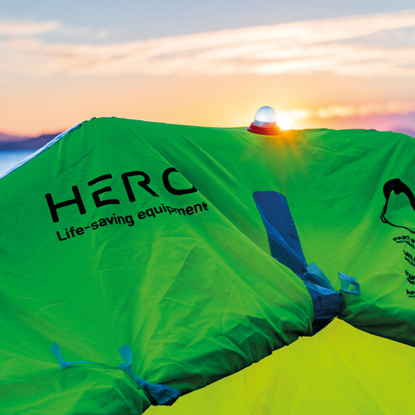 Hero Redningsflåde ISO 9650-1 OFFSHORE i taske, 4 pers