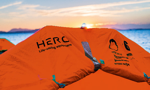 HERO Redningsflåde YACHT SOLAS A cylindrisk