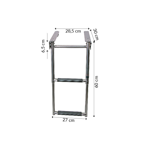 Teleskopstiger i kassette, 2 trin