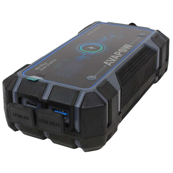 Avapow jumpstarter A9 Plus inkl taske 2000A, 12V