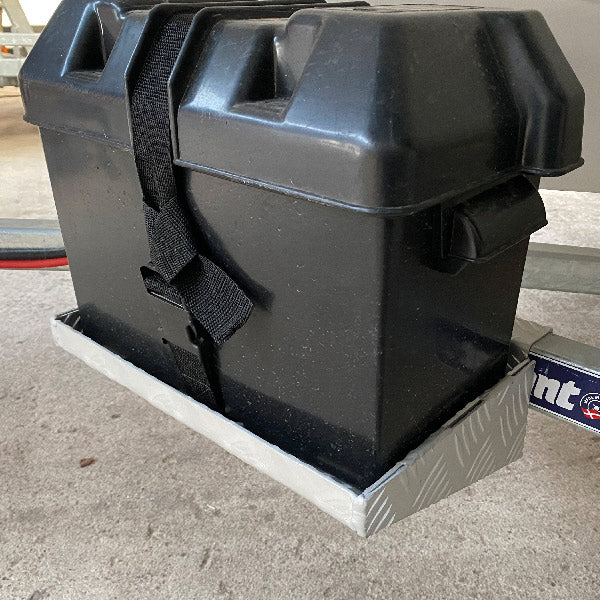 Batterikasse-holder til trailervang, Alu