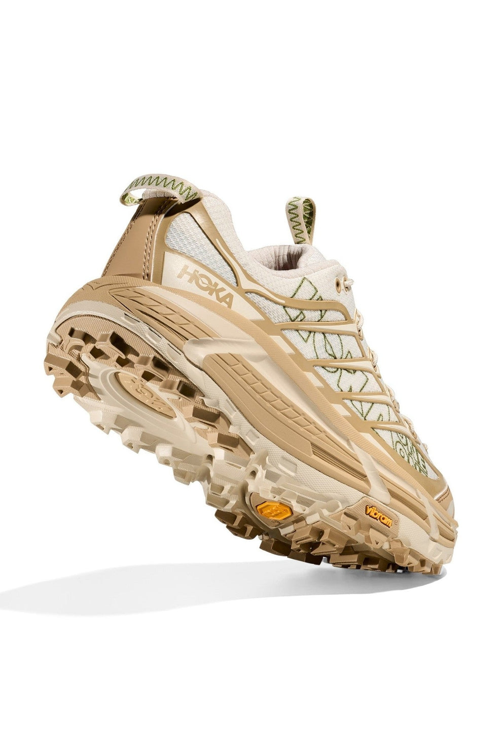 Hoka U Mafate Three2 Wordmark Khaki / Oatmilk