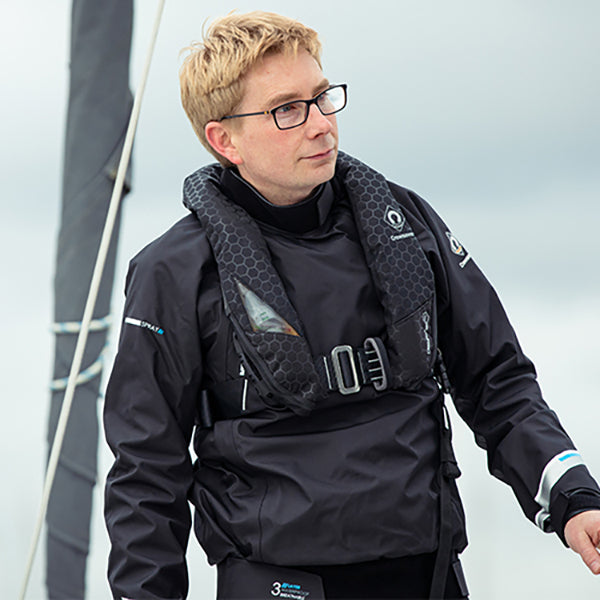 Crewsaver Crewfit+ redningsvest 180N m/D-ring, Sort