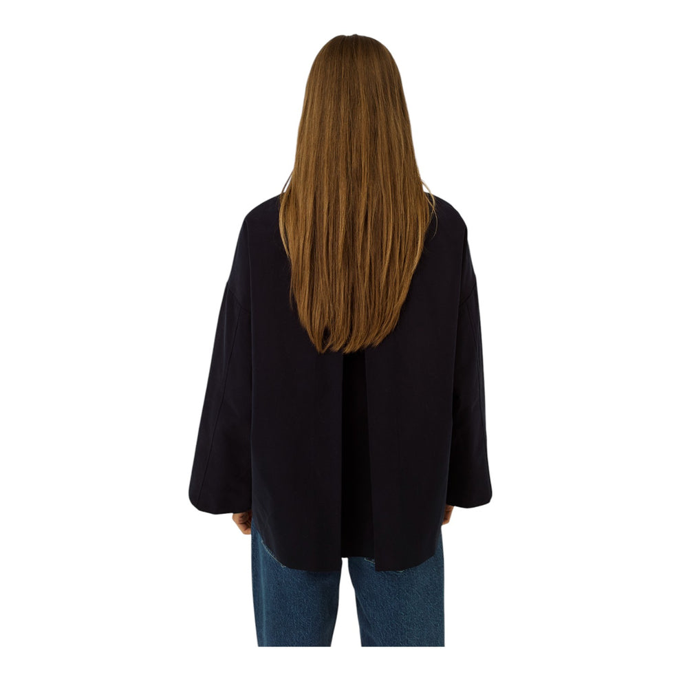 Norr Vana Short Trench Jackets Dark Navy
