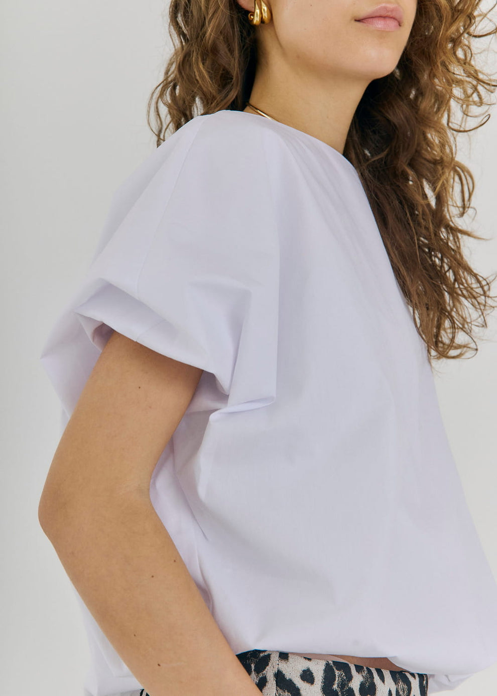 Norr Carlo Top White