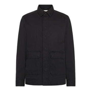 Knowledge Cotton Apparel M Ripstop Overshirt - Gots/Vegan 1300 Black Jet